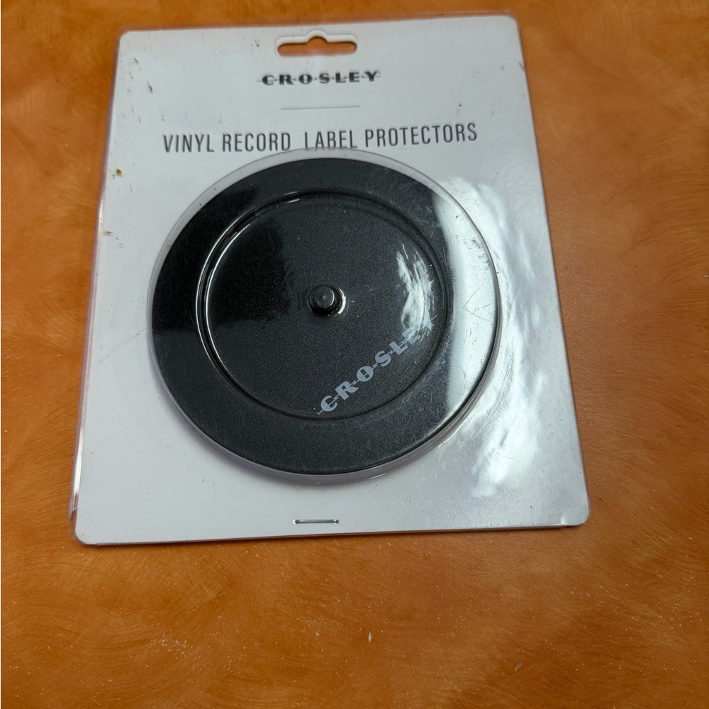 Crosley Black Vinyl Record Label Protectors